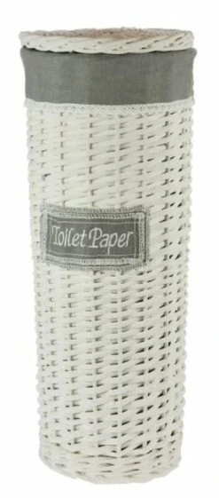 Weiste Rottinkinen Wc-paperi Teline Harmaa