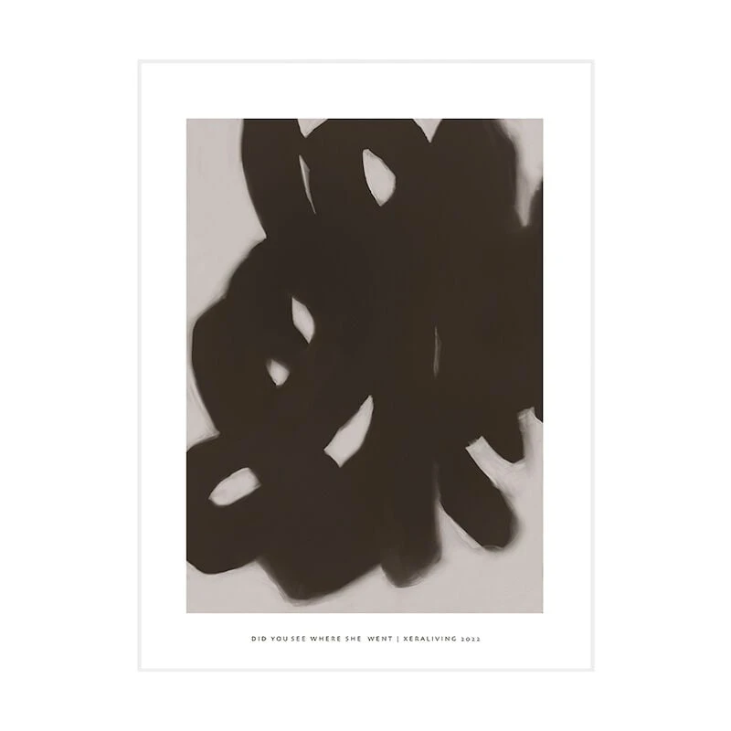 Xeraliving DID YOU SEE WHERE SHE WENT Juliste 30x40 Cm - Image 2