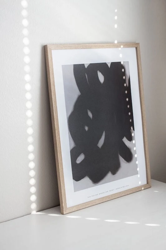 Xeraliving DID YOU SEE WHERE SHE WENT Juliste 30x40 Cm - Image 4